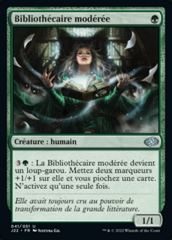 image Bibliothécaire modérée