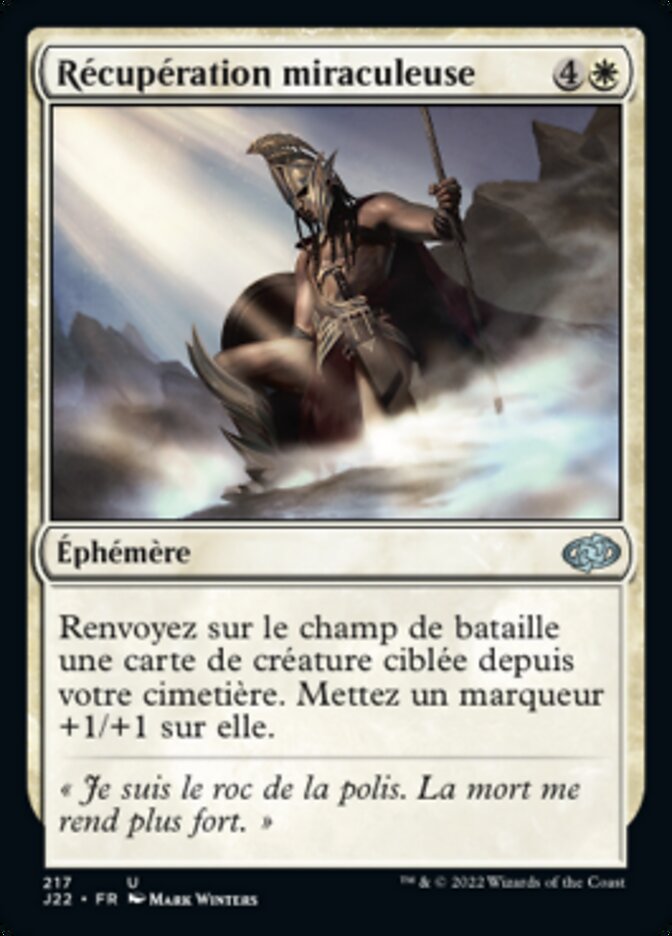 image Récupération miraculeuse