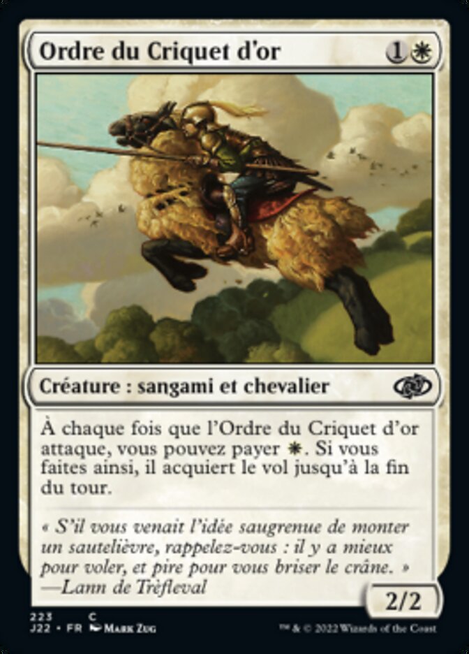 image Ordre du Criquet d'or