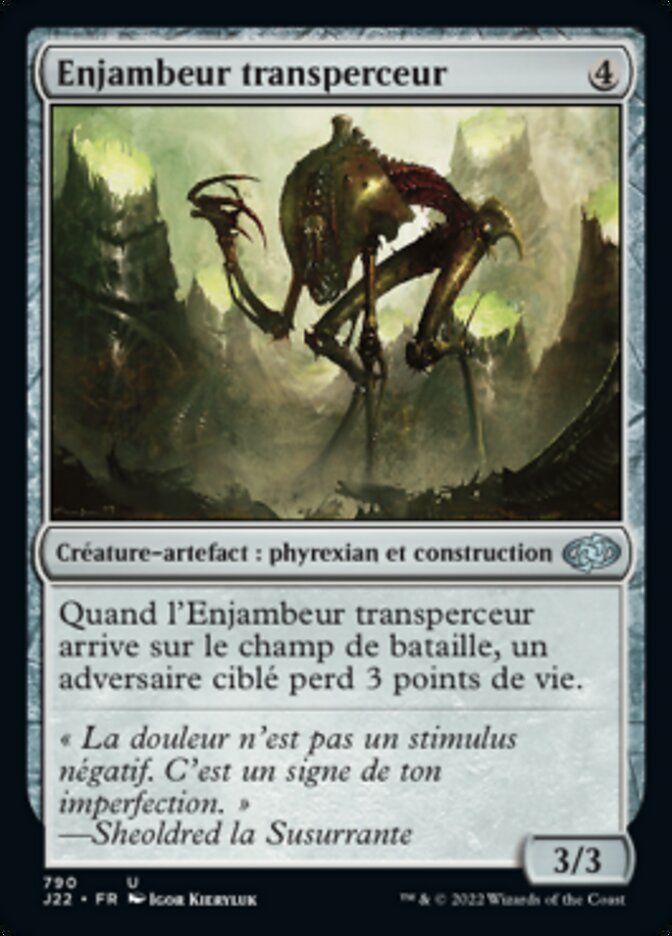 image Enjambeur transperceur