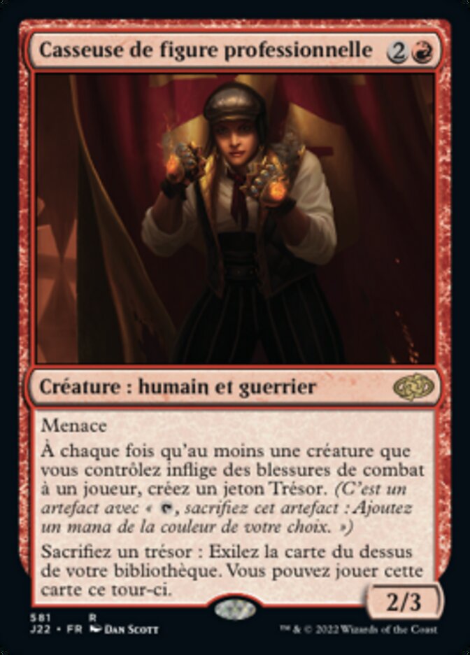 image Casseuse de figure professionnelle