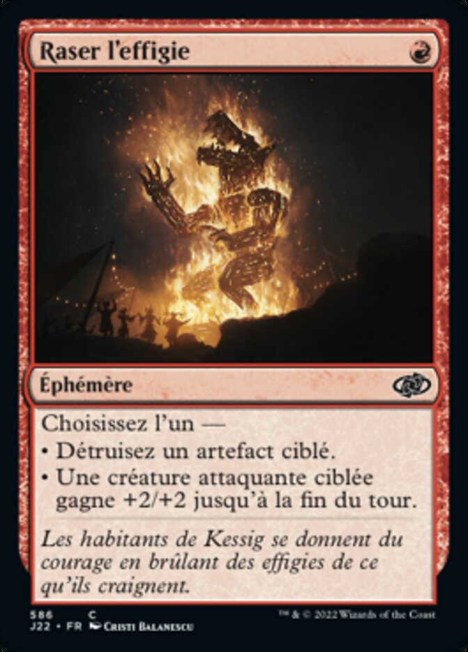 image Raser l'effigie