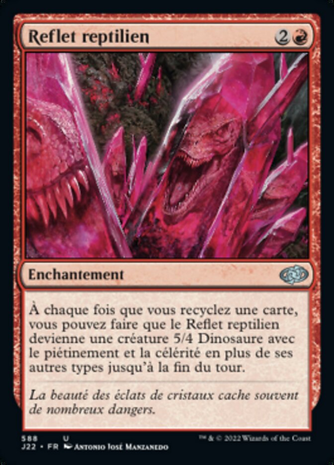 image Reflet reptilien