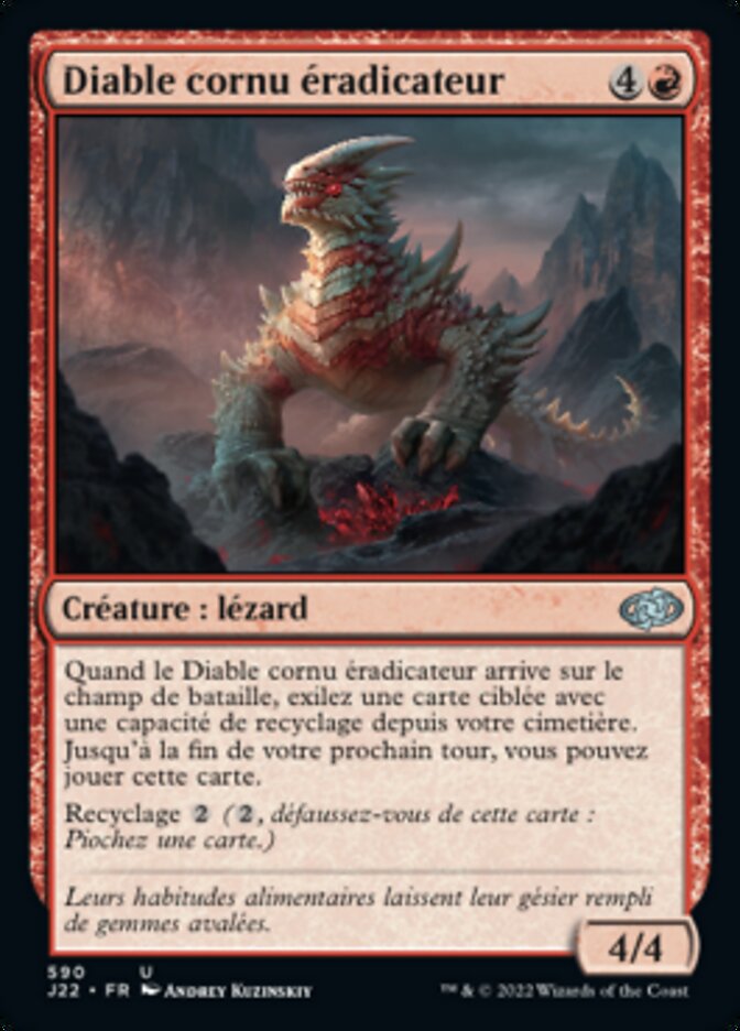 image Diable cornu éradicateur