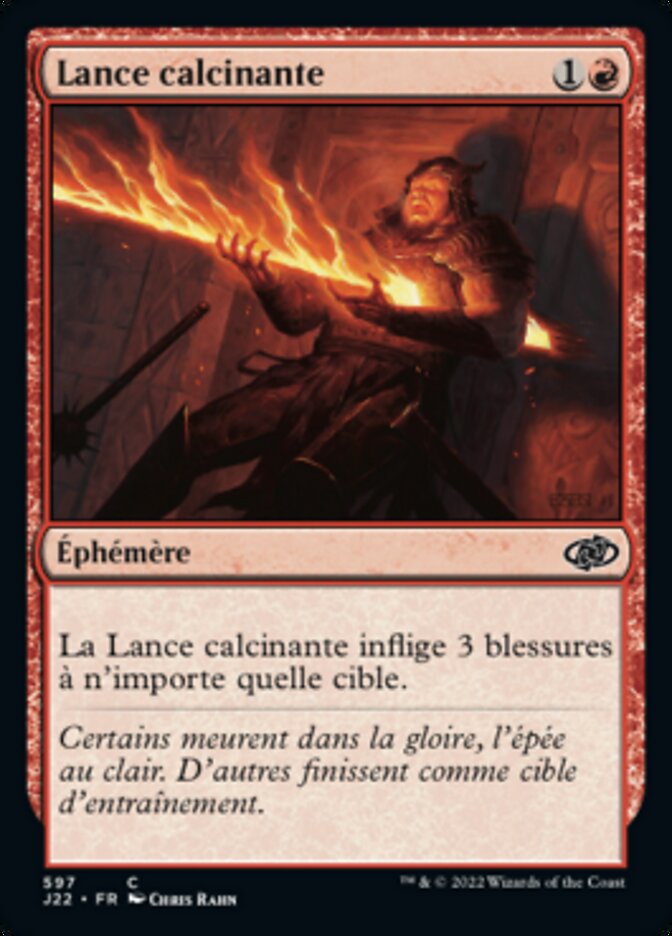 image Lance calcinante