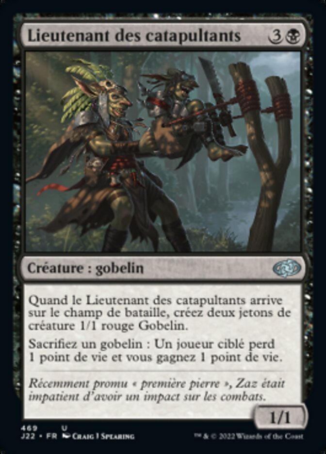 image Lieutenant des catapultants