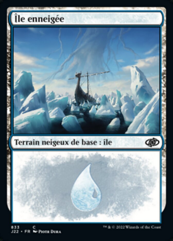 image Île enneigée