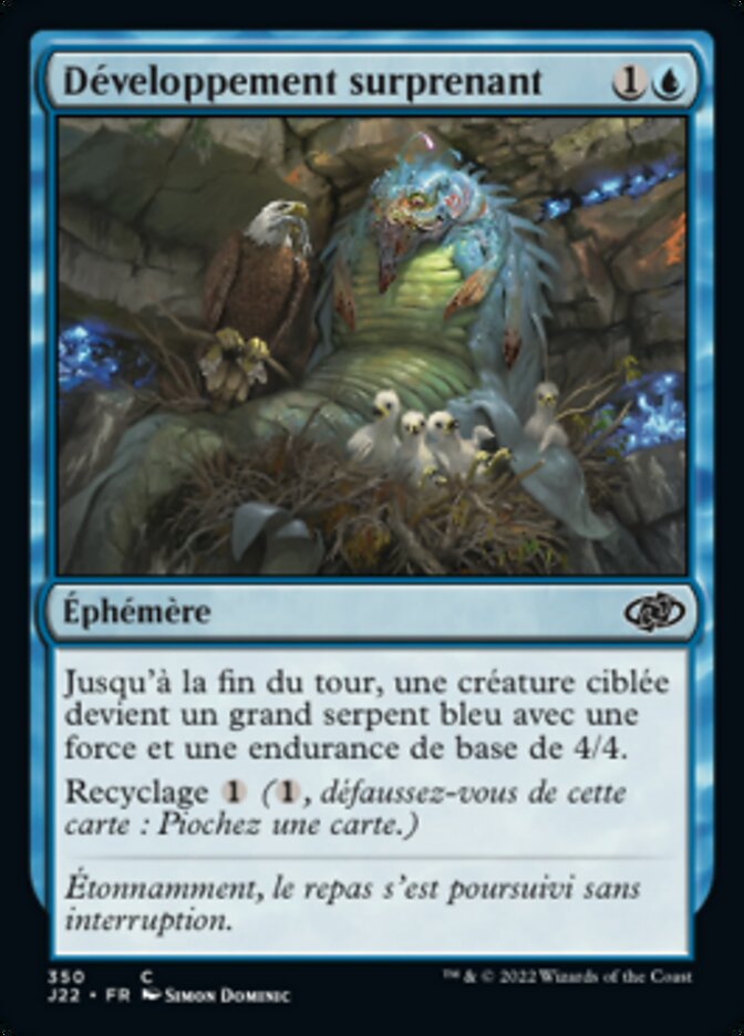 image Développement surprenant