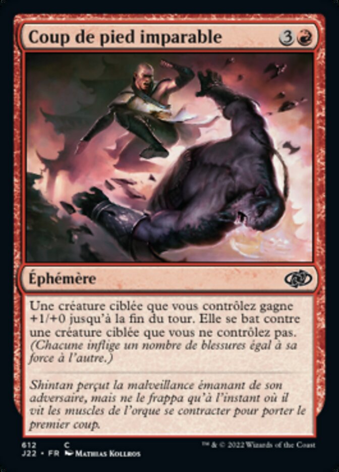 image Coup de pied imparable