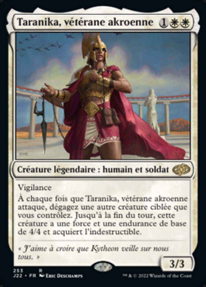 image Taranika, vétérane akroenne