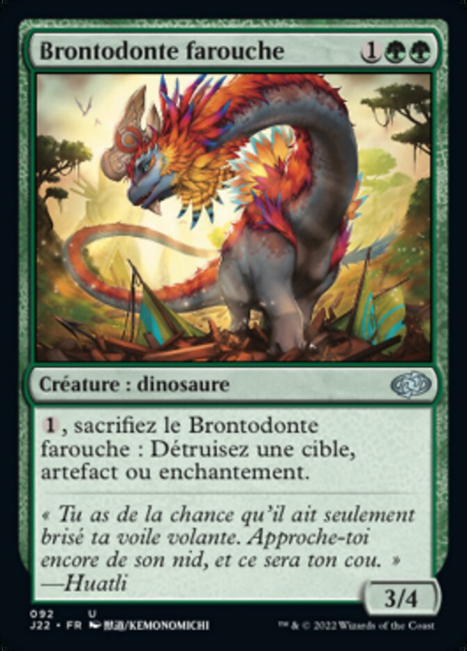 image Brontodonte farouche