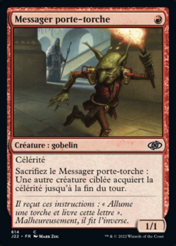 image Messager porte-torche