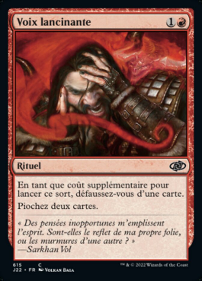 image Voix lancinante