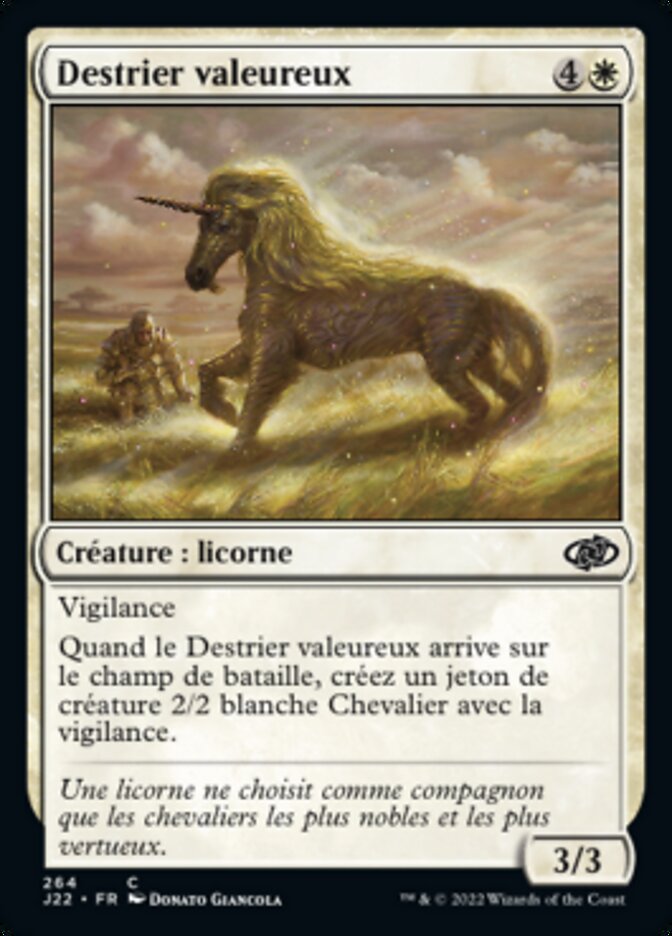 image Destrier valeureux