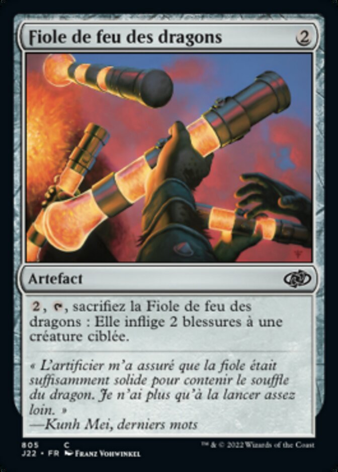 image Fiole de feu des dragons