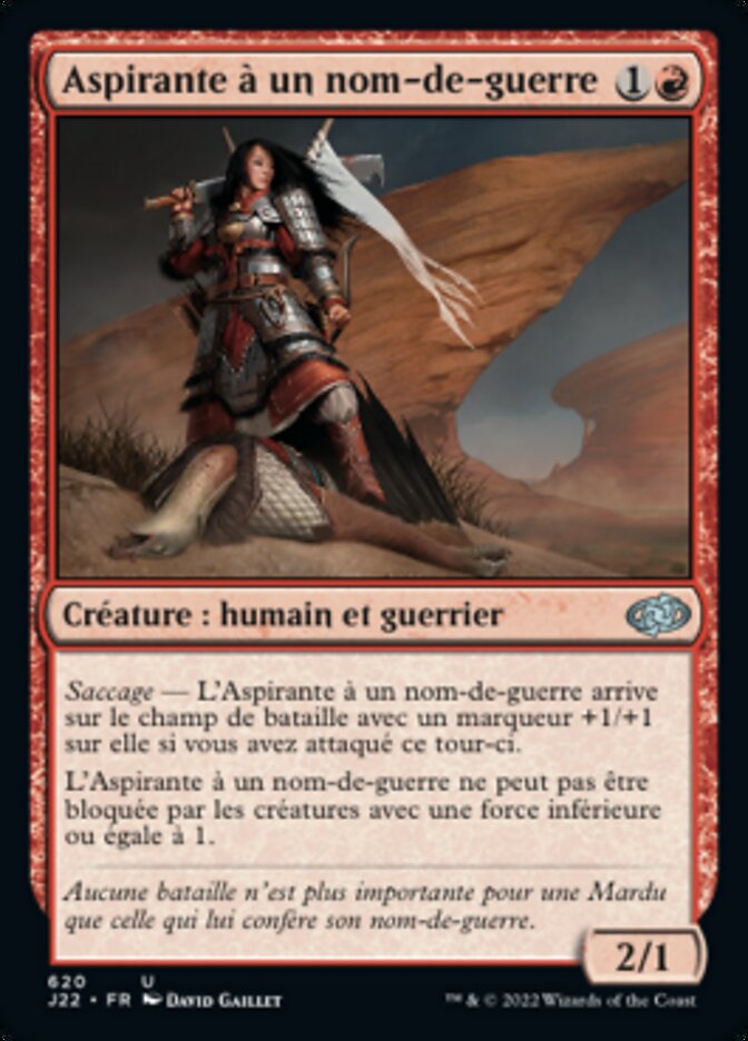 image Aspirante à un nom-de-guerre