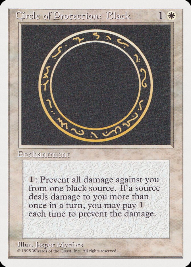 image Circle of Protection: Black