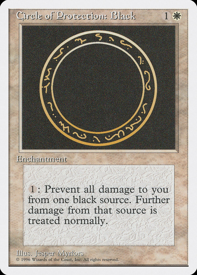 image Circle of Protection: Black