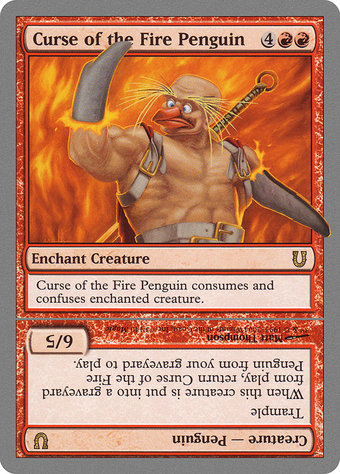 image Curse of the Fire Penguin // Curse of the Fire Penguin Creature