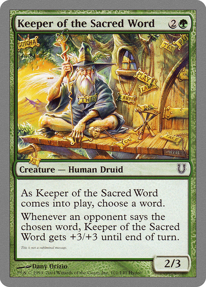 image Keeper of the Sacred Word