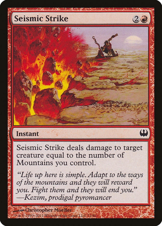 image Seismic Strike