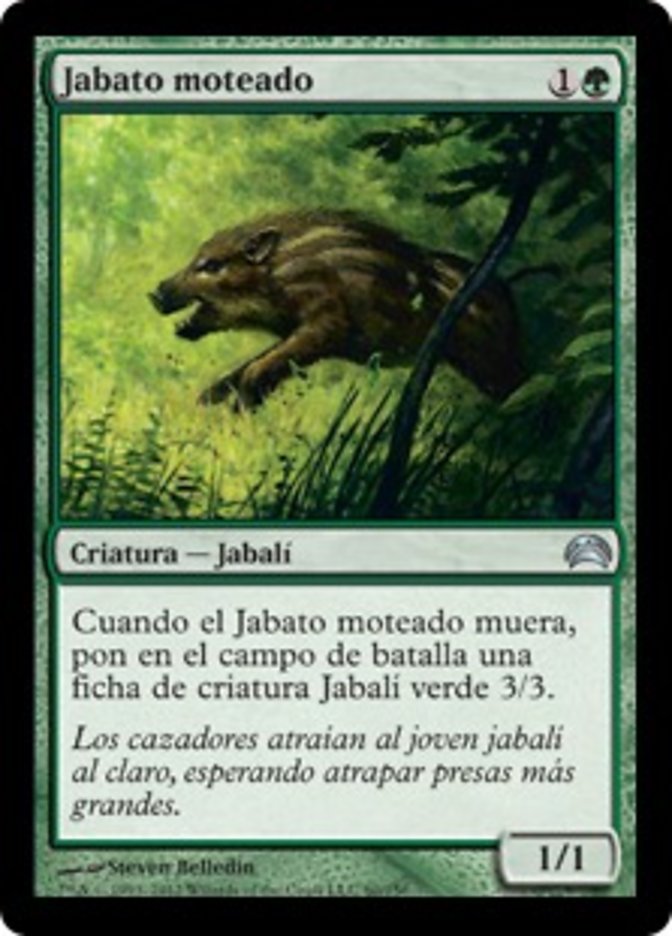 Cochinillo moteado