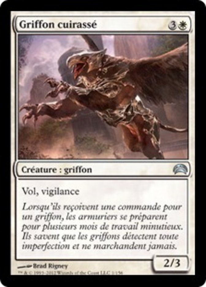 image Griffon cuirassé