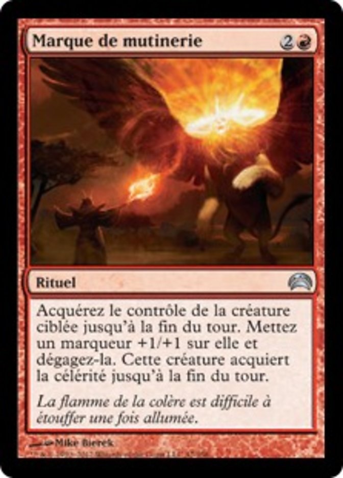 image Marque de mutinerie