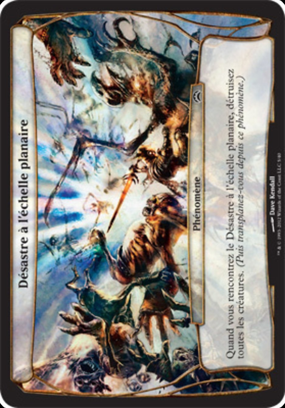 image Désastre à l'échelle planaire