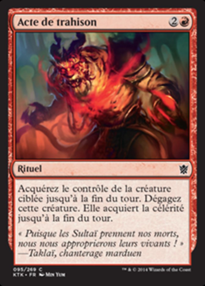 image Acte de trahison