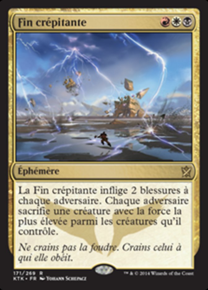 image Fin crépitante