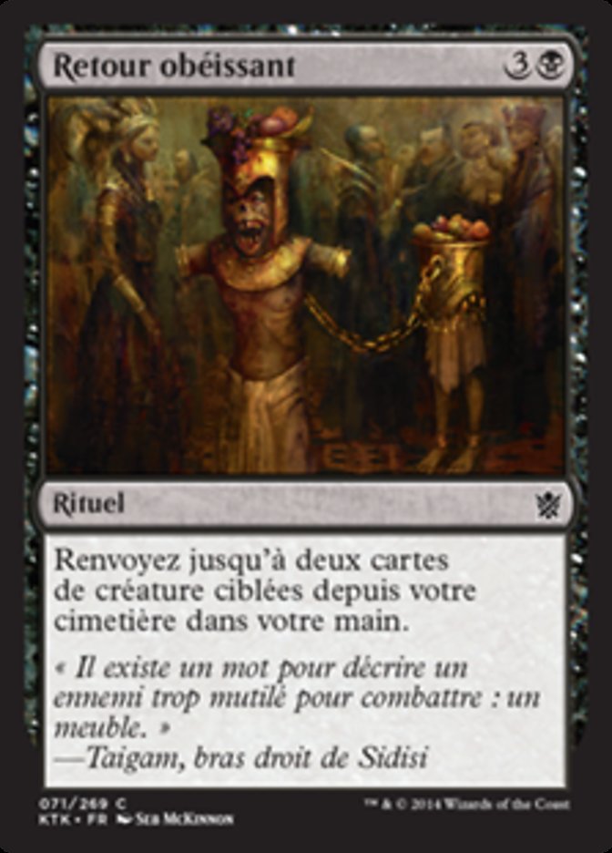 image Retour obéissant