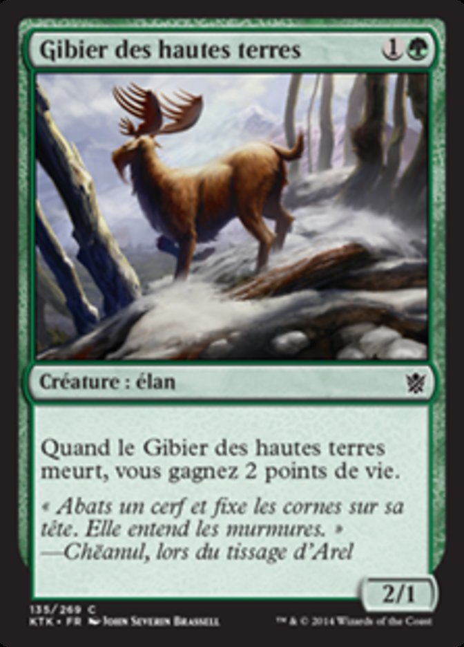 image Gibier des hautes terres