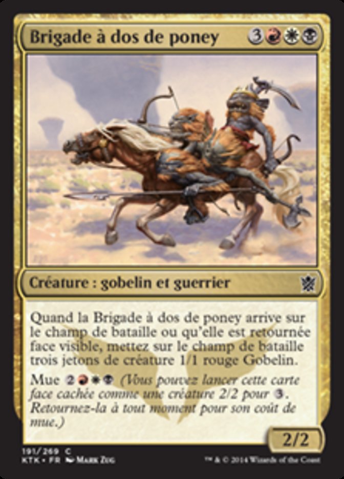 image Brigade à dos de poney