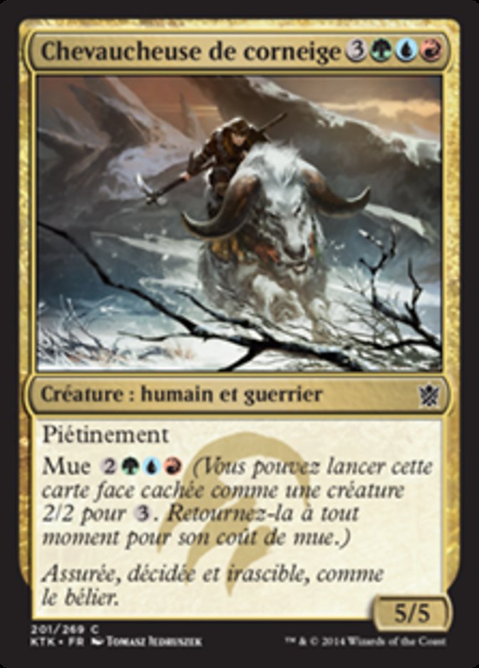 image Chevaucheuse de corneige