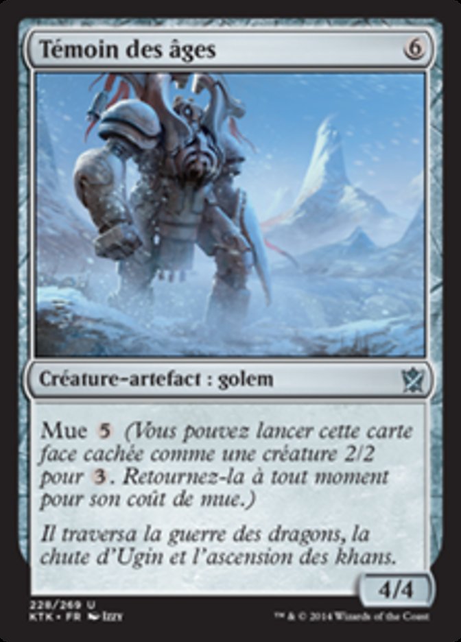 image Témoin des âges