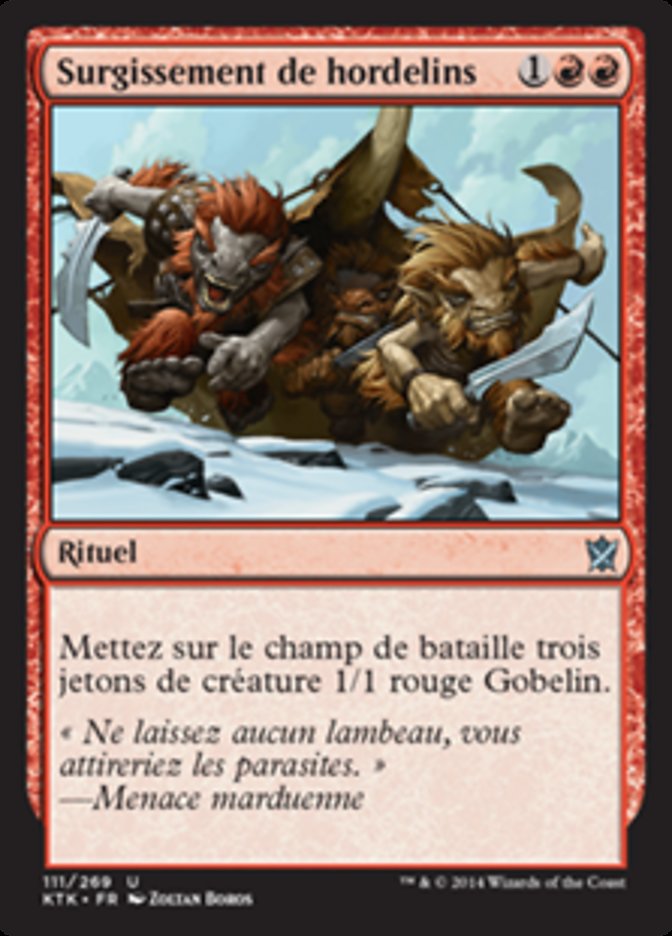 image Surgissement de hordelins