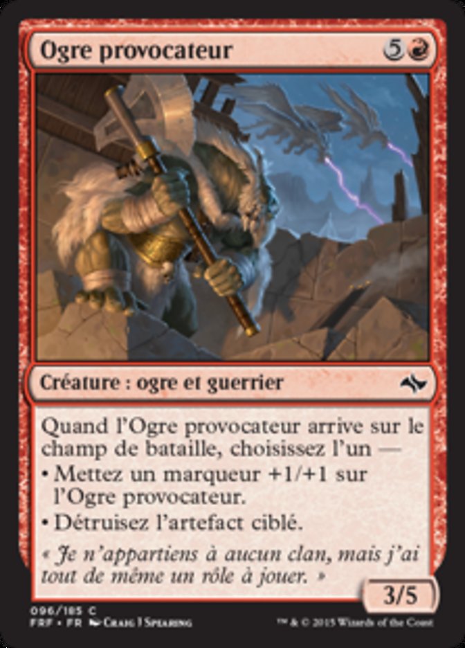 image Ogre provocateur