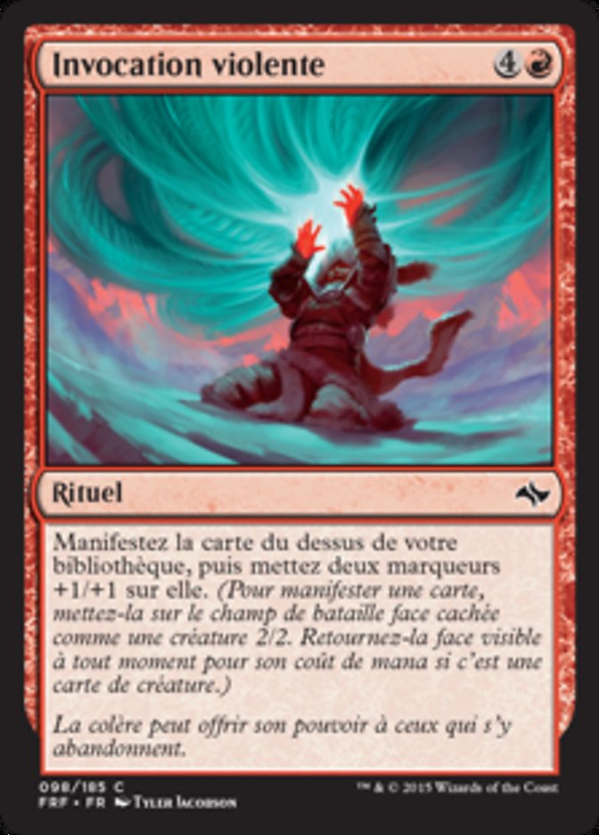 image Invocation violente