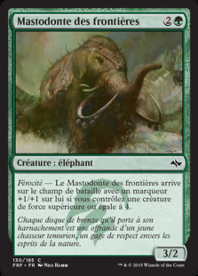 image Mastodonte des frontières