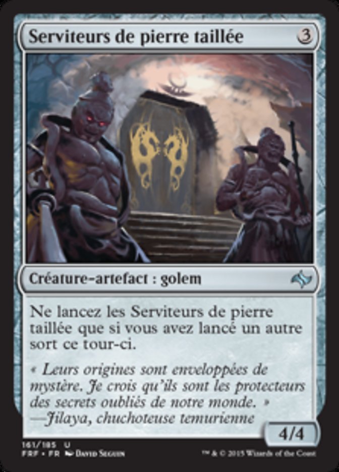 image Serviteurs de pierre taillée