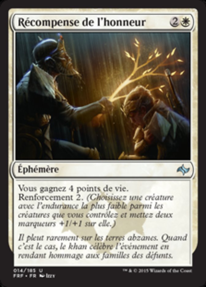 image Récompense de l'honneur