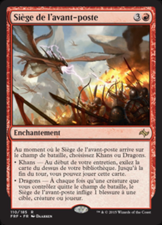 image Siège de l'avant-poste