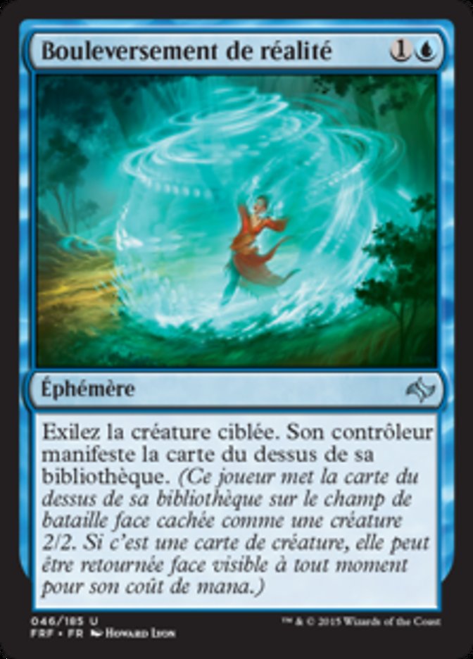 image Bouleversement de réalité