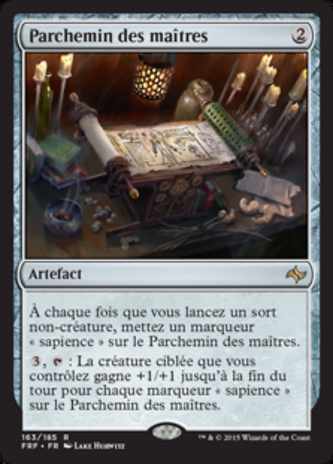 image Parchemin des maîtres