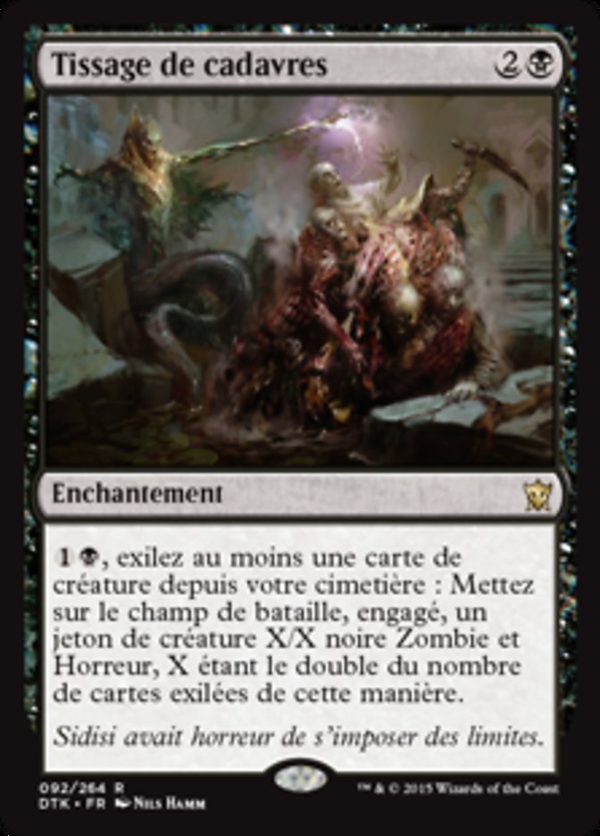 image Tissage de cadavres