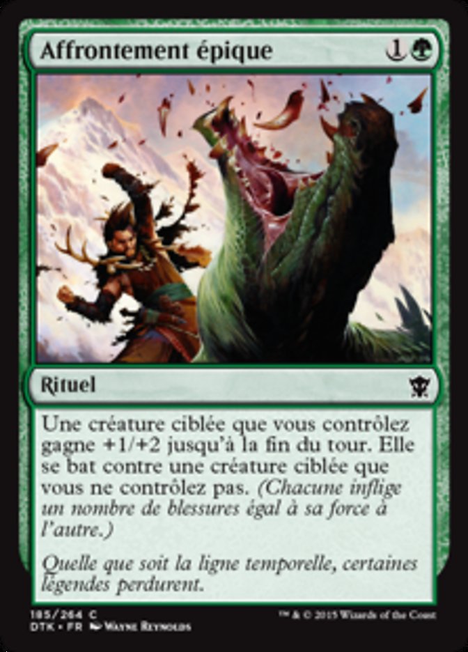 image Affrontement épique