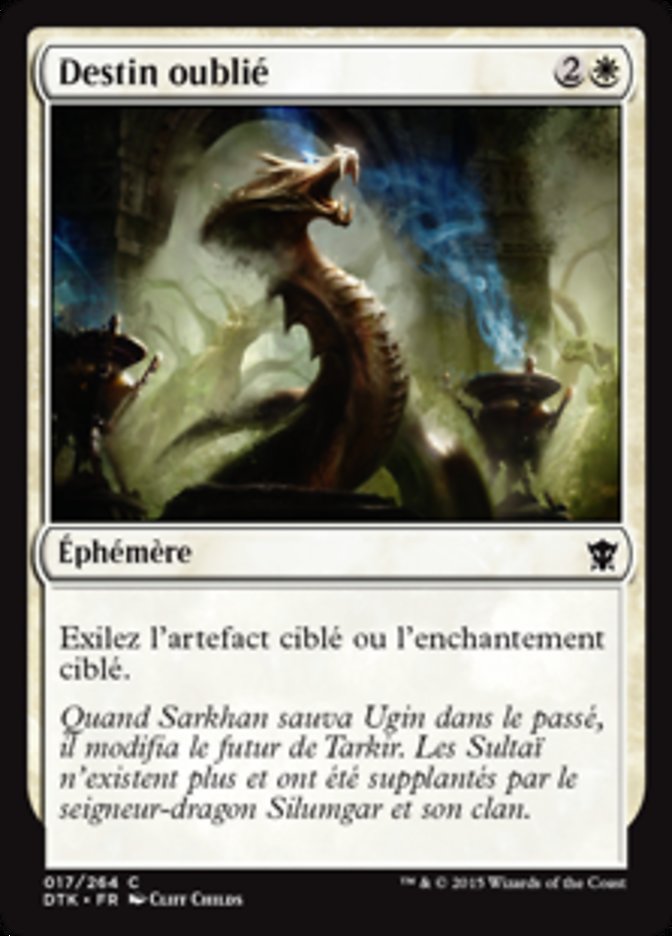 image Destin oublié