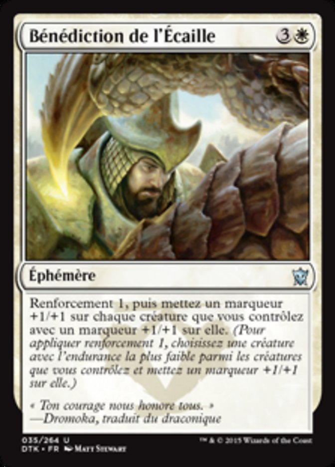 image Bénédiction de l'Écaille