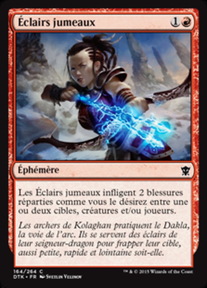 image Éclairs jumeaux